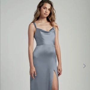 Jenny Yoo “Gina” bridesmaid dress in chambray